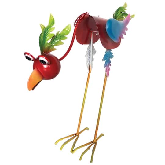 Santa's Workshop 18.5" Red Iron Jungle Bird
